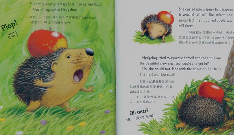 《小刺猬的麻烦》朋友多了有困难也不怕不怕啦!