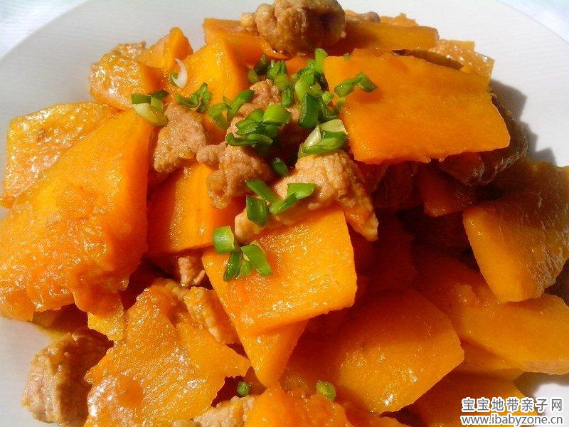 南瓜炒肉